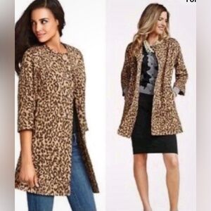 Cabi Carol Anderson Signature Estate  Animal Print Jacket Size XS CAbi